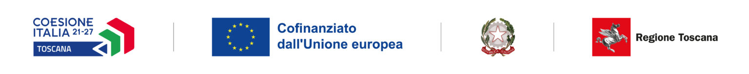 Coesione Italia 21-27 Toscana, Cofinanziato dall’Unione europea, Repubblica Italiana, Regione Toscana