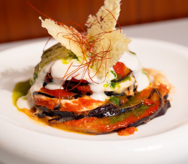Piatto gastronomico impiattato